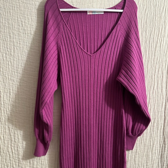Rosha Sweater Midi Dress Sz M - Picture 5 of 5